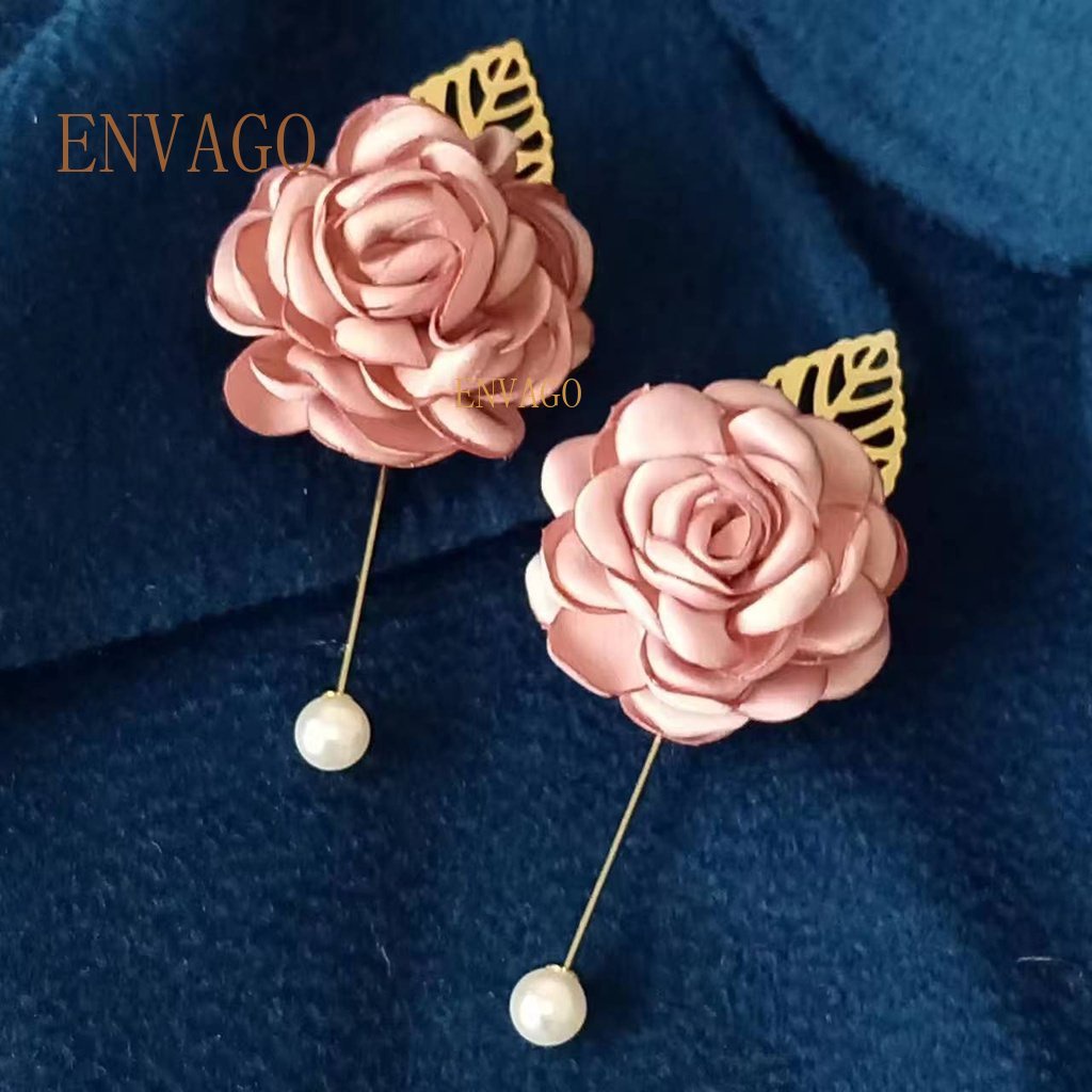 oldrose corsage old rose brooch dusty rose corsage Wedding corsage