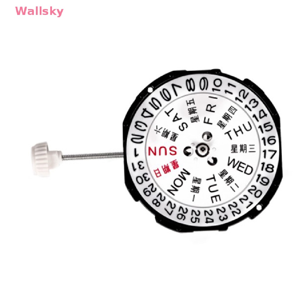 Wallsky> SL28 Three Hands Movement Date Watch Wristwatch Parts Repair ...