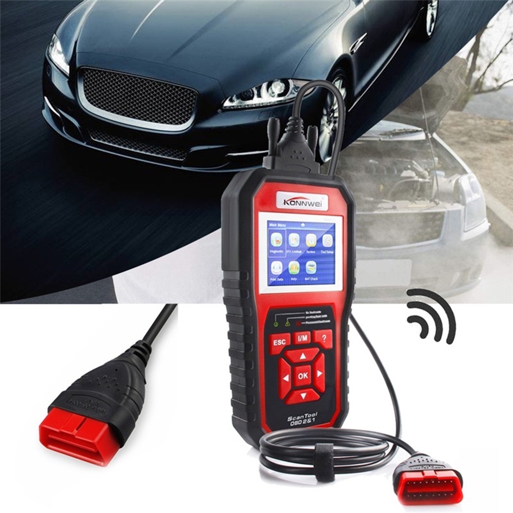 [Fast delivery]KONNWEI 850 Universal OBDⅡ Scanner Code Reader Tool Car ...