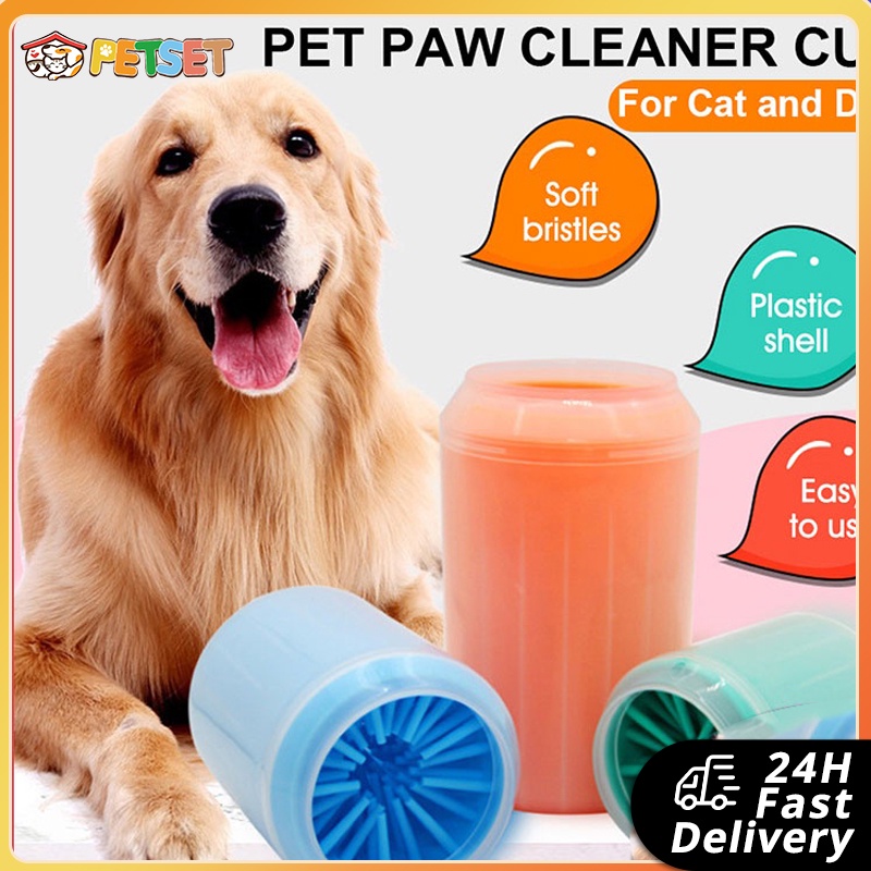 Dog Paw Cleaner Soft Silicone Bristles Paw Washer Cup Portable Foot