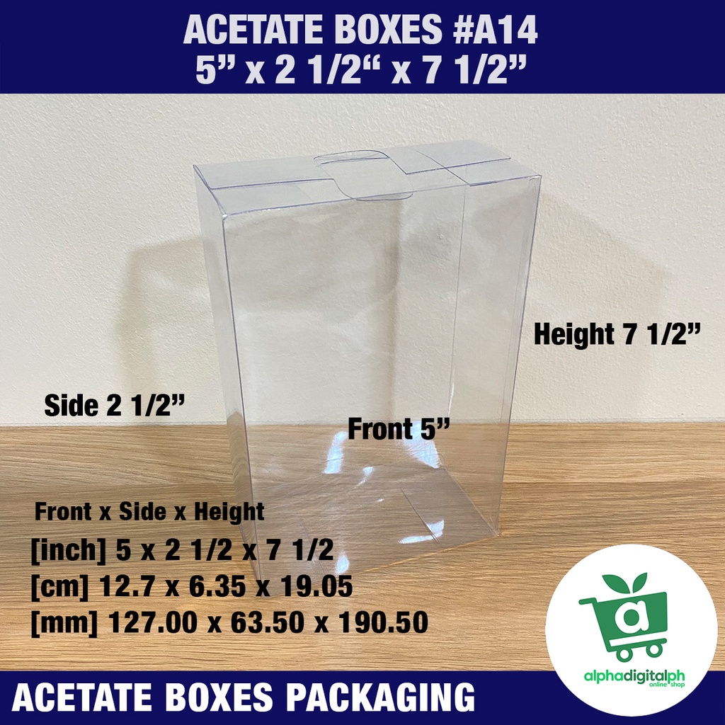 Acetate Boxes #A14 5