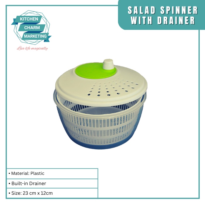 Salad Spinner with Drainer salad dryer, Salad spinner, vegetable