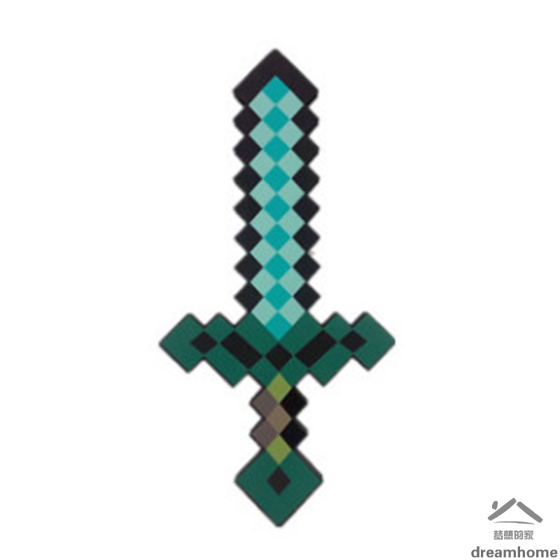 Minecraft Sword Foam Roleplay Battle Toy LifeSized Minecraft Pixel