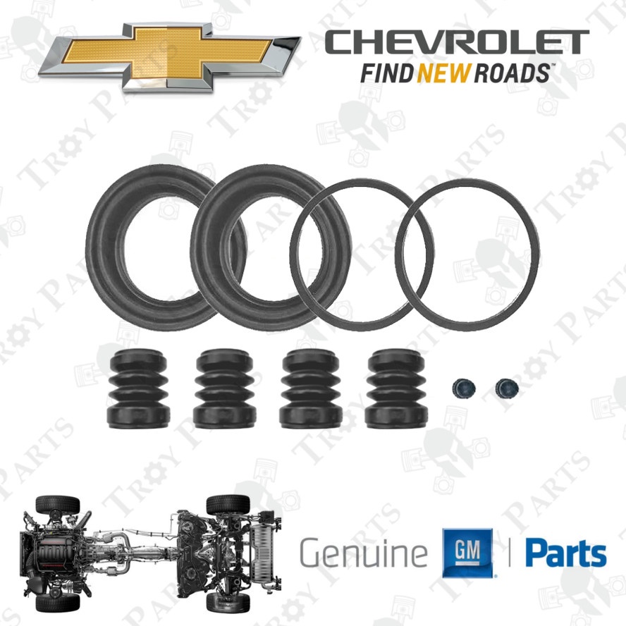 Chevrolet Front Disc Brake Caliper Repair Kit Full Set 93740250 for