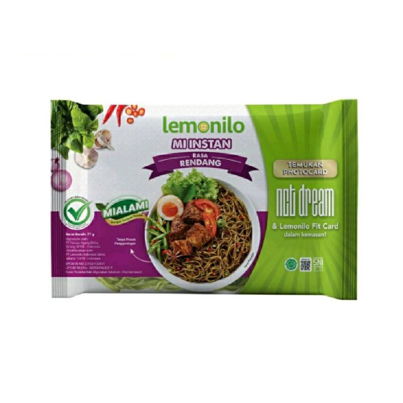 Lemonilo rendang Instant Noodles | Shopee Philippines