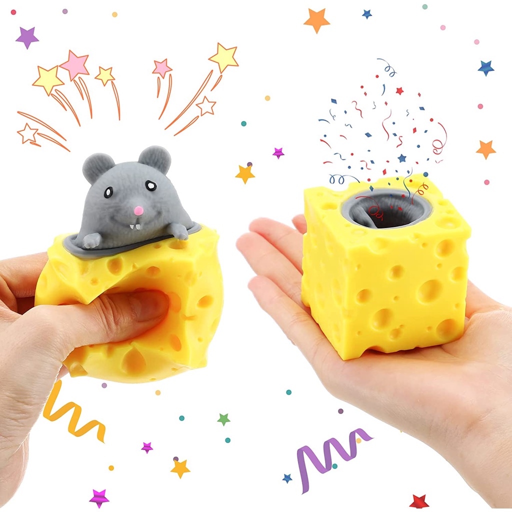 Bella Sensory Fidget Toys Squeeze Cheese Toys Decompression Cheese ...