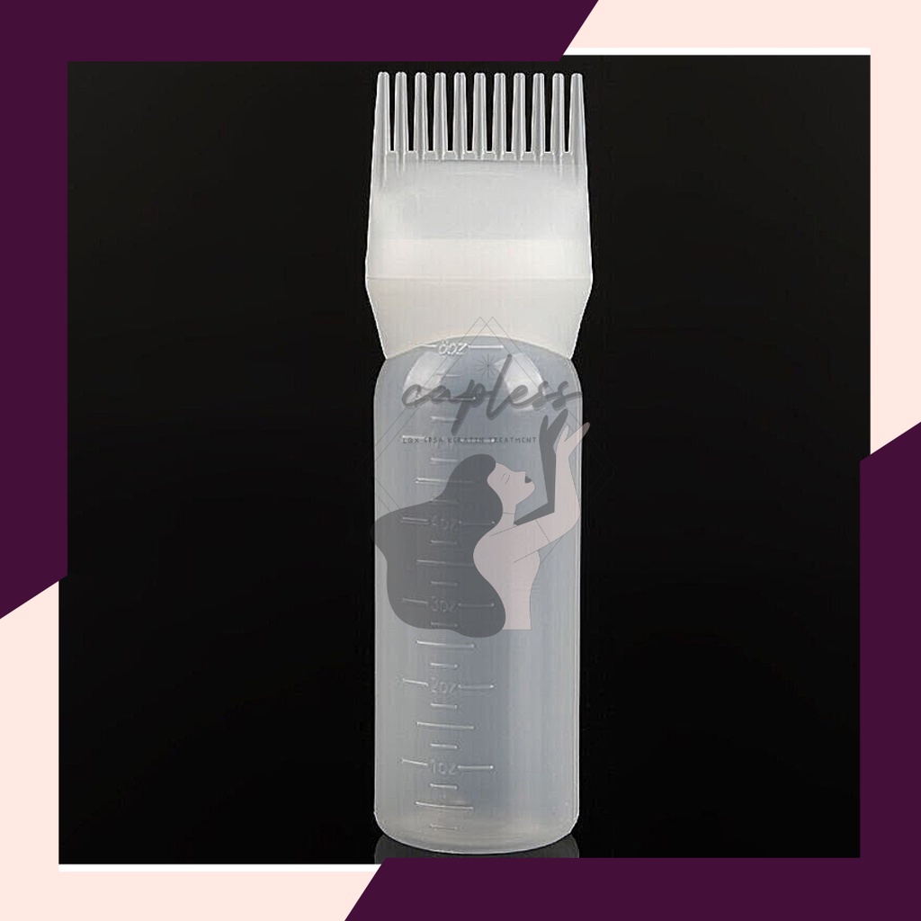 120ml Hair Dye Bottle With Applicator Brush Salon Hair Coloring Dyeing Bottle Shopee Philippines