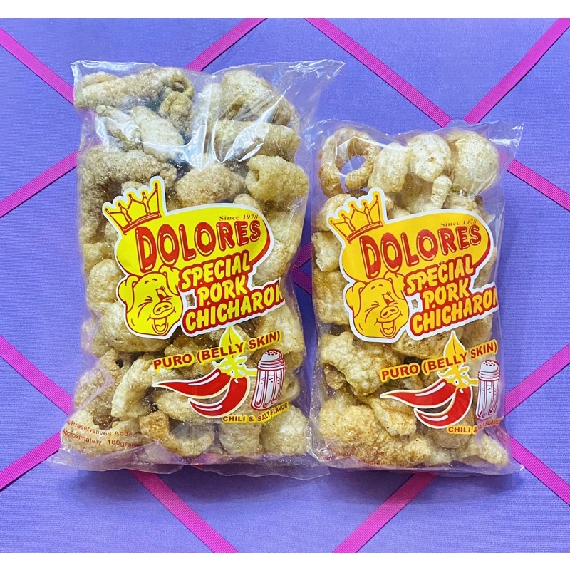 Dolores Special Pork Chicharon Belly Puro Shopee Philippines 9254