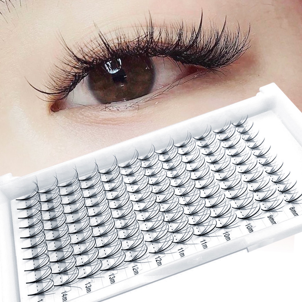 SHETZU 12Row Doll Eye False Eyelashes Semi-Permanent Eyelash Extensions ...
