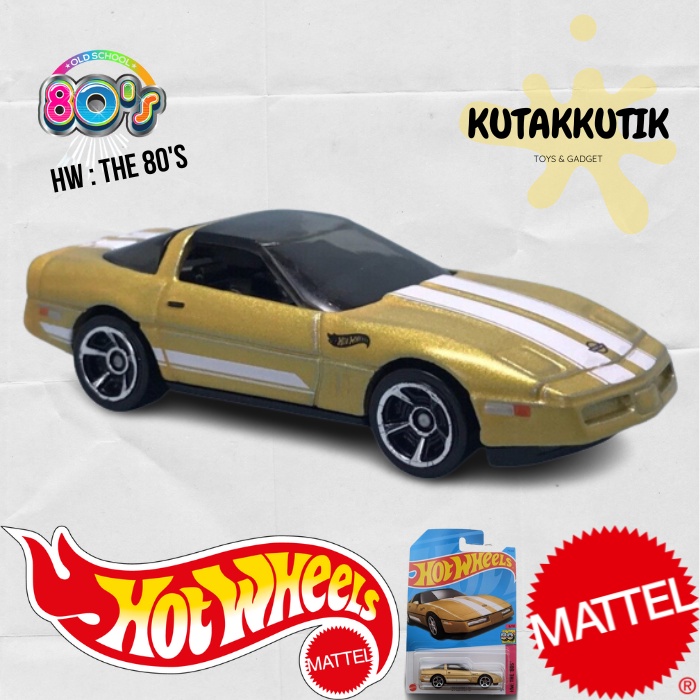 Hot Wheels 84 Corvette Gold Lot D 2023 Hw Th 80s Shopee Philippines 8248