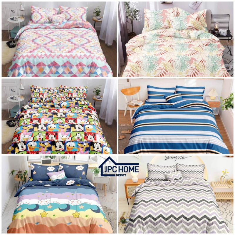 Bedsheet 3in1 Canadian Cotton full garterized fit up to 6" foam