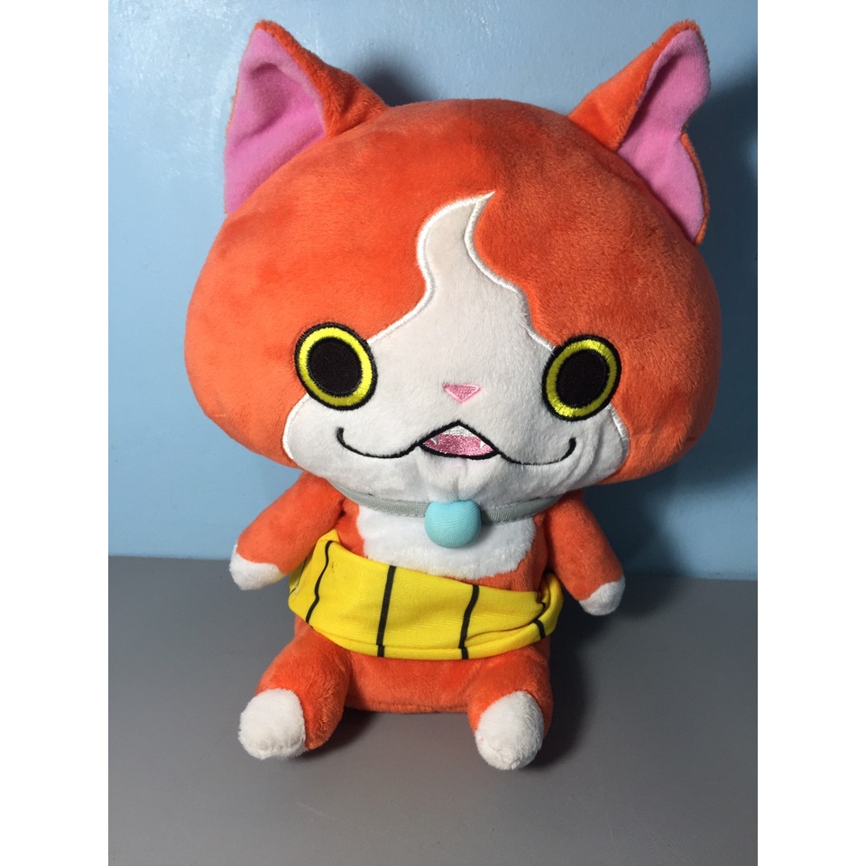Average Size Orange Bandai Yokai Komasan Cat Stuffed Toy or Plush Toy ...