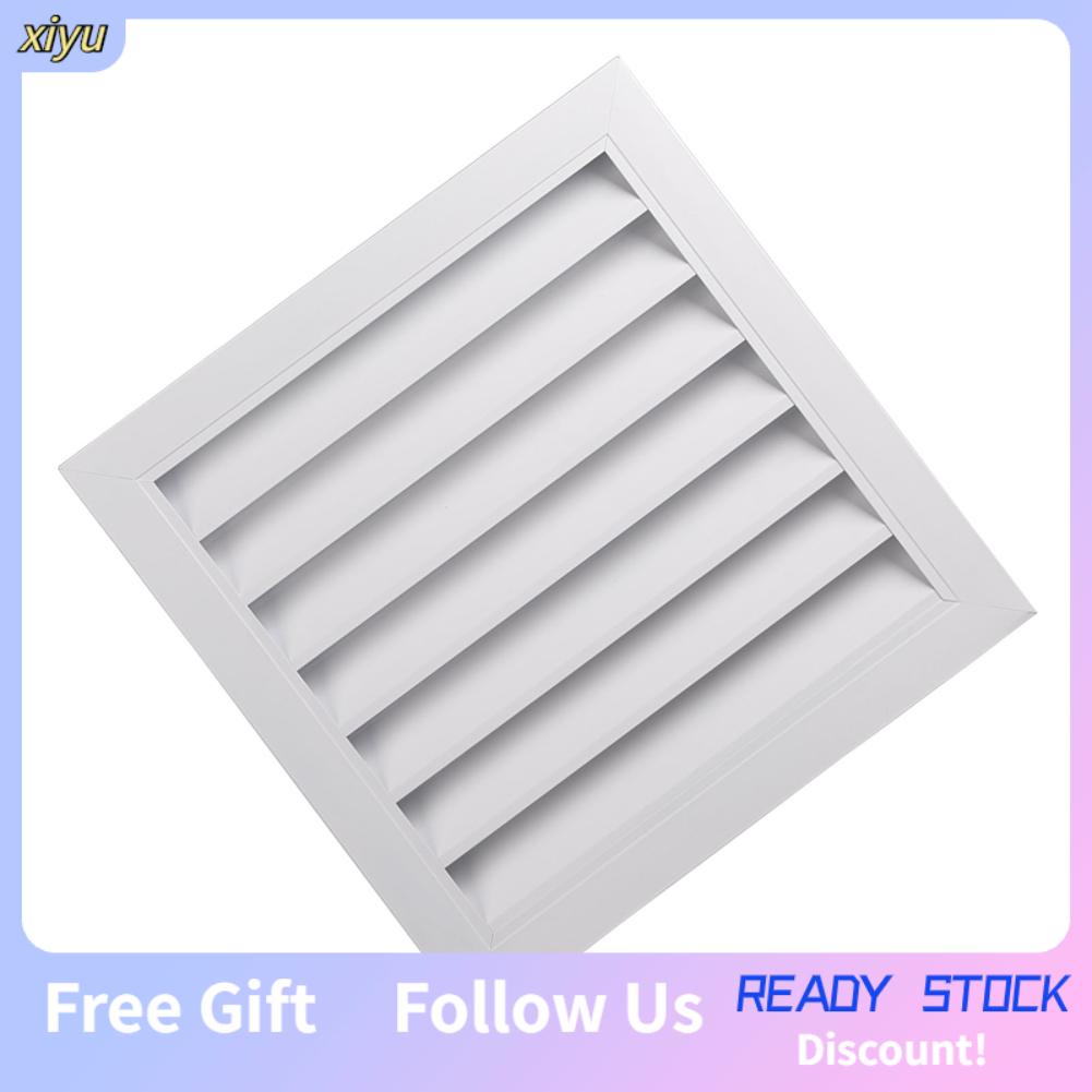 9.8x9.8in Shed Vent Aluminum Alloy Gable Waterproof Rainproof Air Vents Cover for