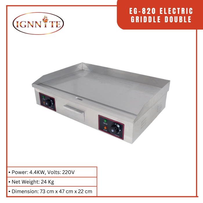 EG820 Electric Griddle Double Shopee Philippines