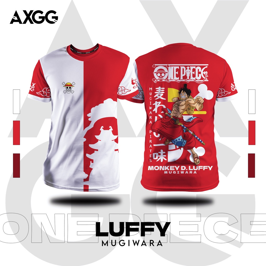 AXGG ' One Piece Strawhat - Monkey D. Luffy ' Anime Shirt | Shopee ...