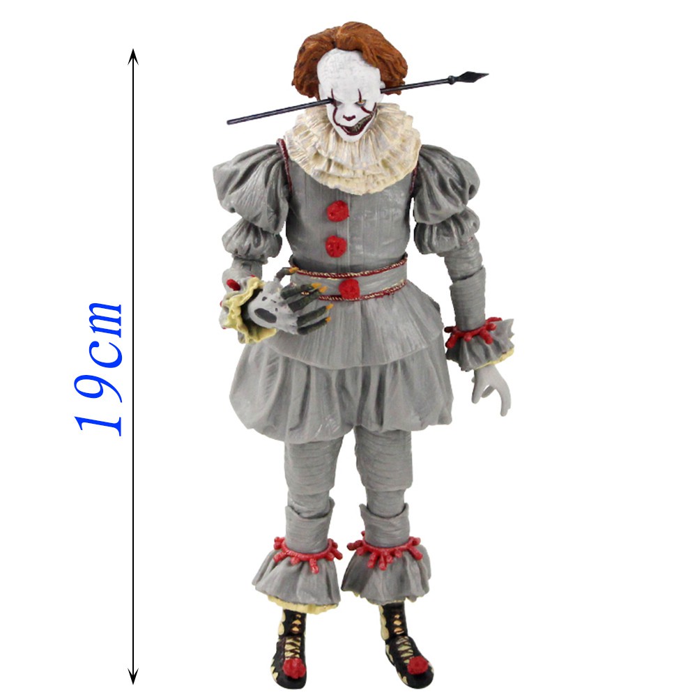 Neca Stephen Kings It 2017 Ultimate Pennywise Pvc Action Figure Joker Clown Bjd Horror 7598