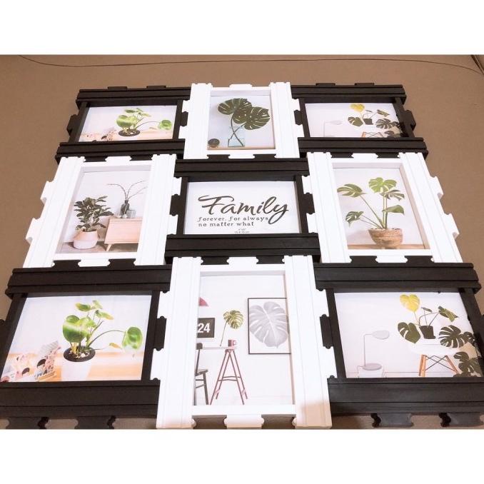 9-frame PHOTO FRAME/PHOTO FRAME Stacking (Hanging MODEL) | Shopee ...