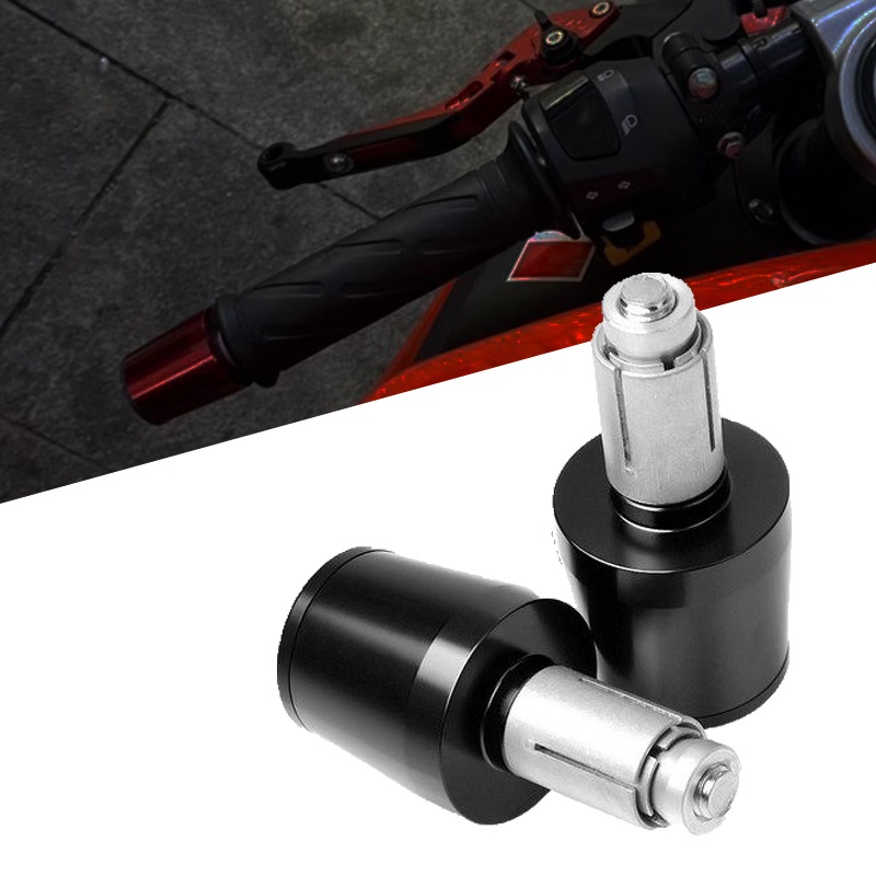 Motorcycle Handle Plug Grip Handlebar Balance End Shock-Resistant Cover ...