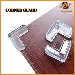 2pcs Thickened Clear Corner Guard For Anti-collision , Silicone
