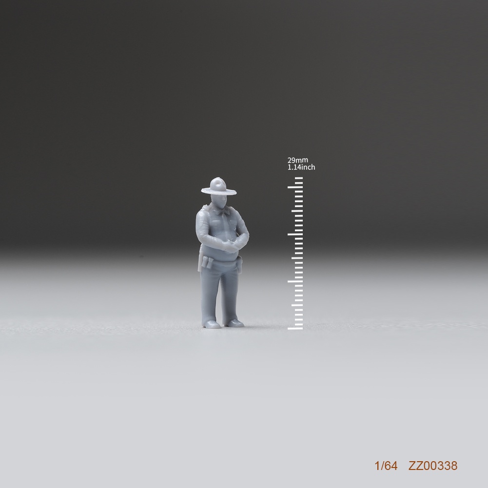 1:64 Scale ANT AF2022189-B Model Fat Alarm White Model Action Figure ...