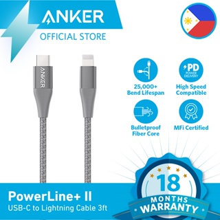 Anker USB C to Lightning Cable, 310 USB-C to Lightning Cable(Black, 3ft),  MFi Certified, Fast Charging Cable for iPhone 14 Plus 14 14 Pro Max 13 13