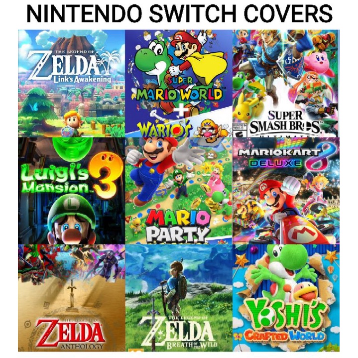 Nintendo Switch Game Covers Replacement Nintendo Switch Shopee 