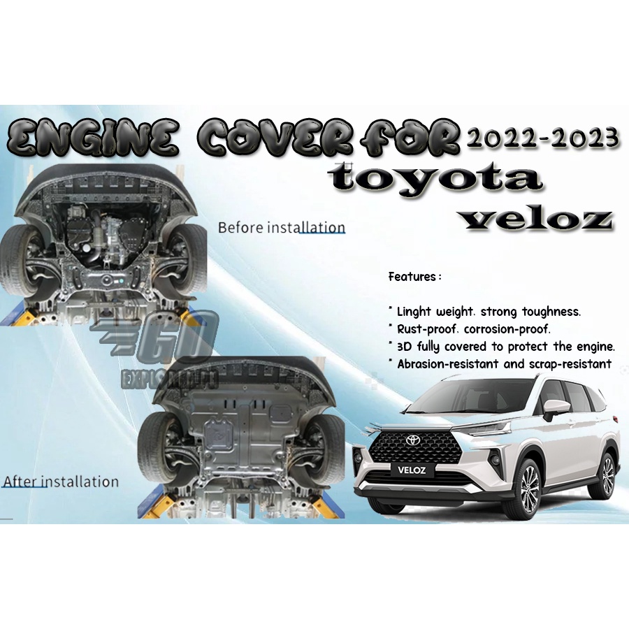 TOYOTA VELOZ ENGINE COVER 2022 2024/ Engine GUARD TOYOTA VELOZ / UNDER