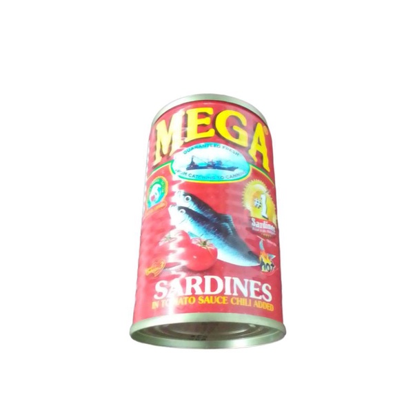 Mega Sardines In Tomato Sauce Chili Added155g Shopee Philippines