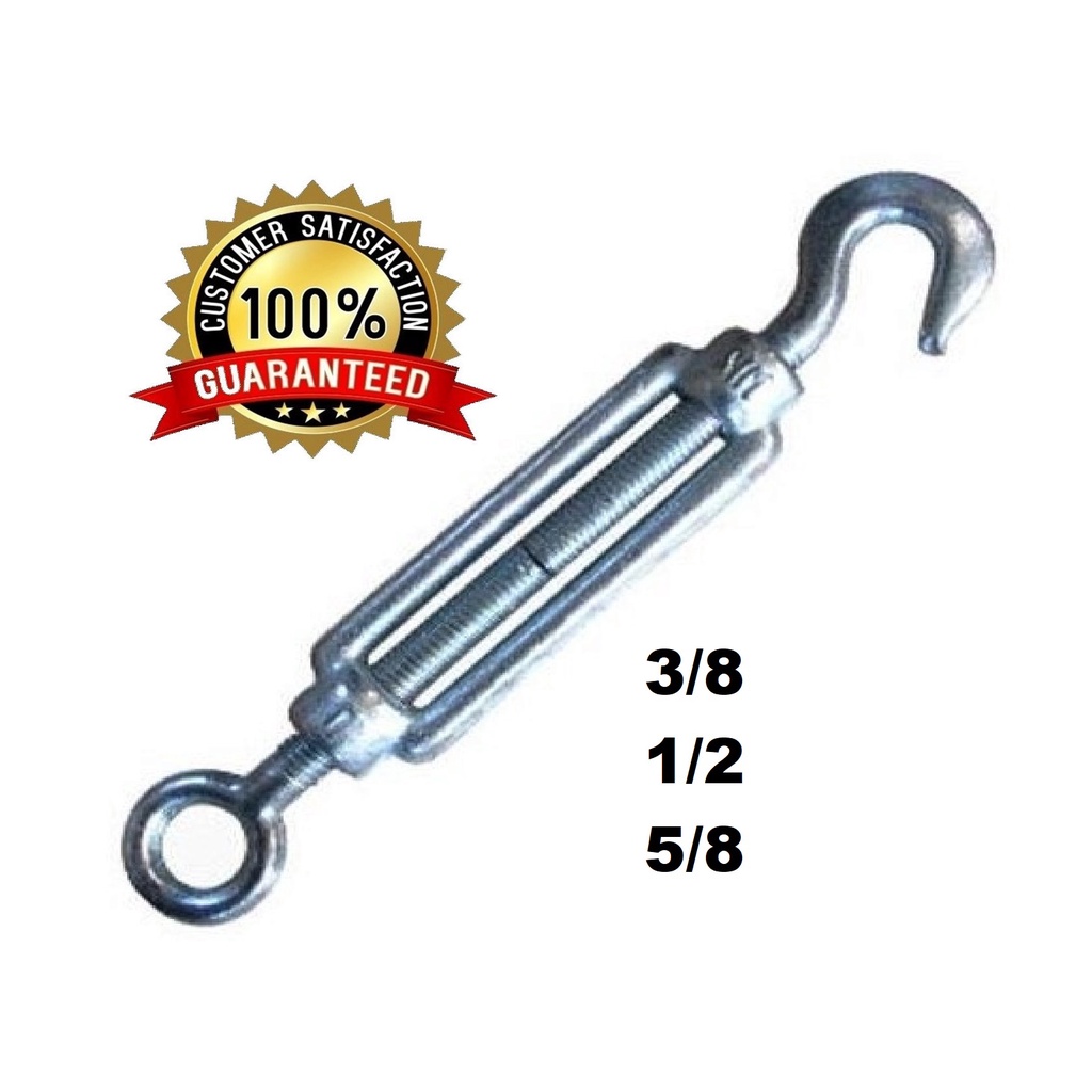 GI TURNBUCKLE 3/8 1/2 5/8 HEAVY DUTY Shopee Philippines