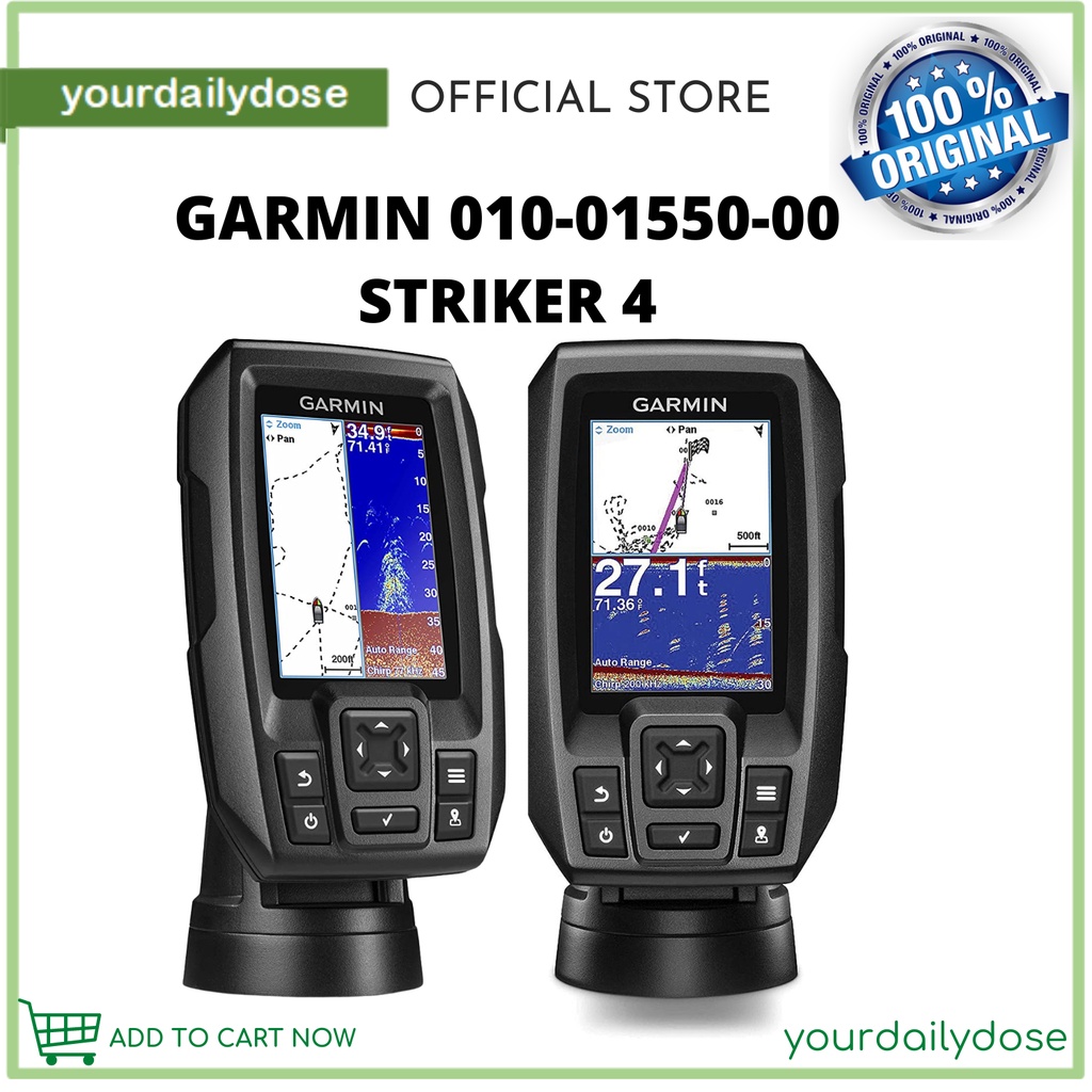 Garmin Striker 4 with Transducer, 3.5 GPS Fishfinder