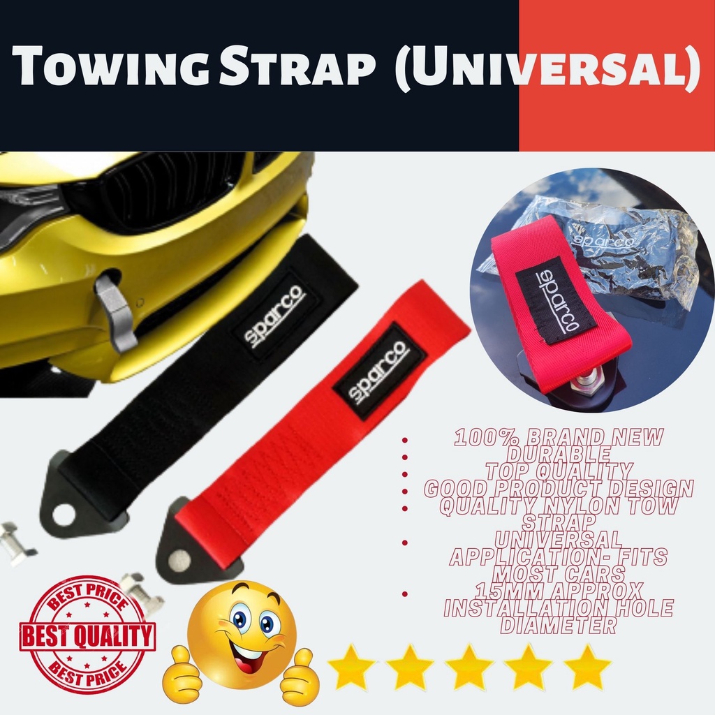 Brand New Nismo High Strength Red Tow Towing Strap Hook For Front / REAR  BUMPER JDM