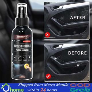 Car Plastic Restorer Back To Black Gloss Cleaning Auto Polish Repair  Coating 120ml