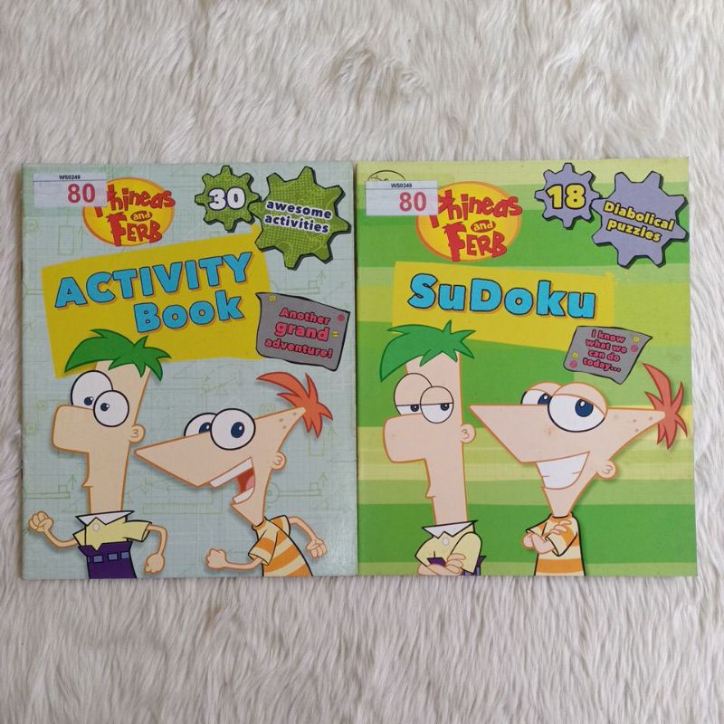 Disney Phineas & Ferb (Activity/Sudoku) | Shopee Philippines