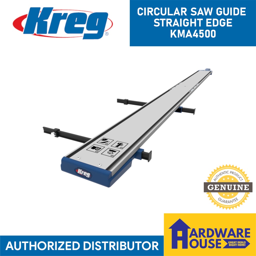 ORIGINAL KREG Straight Edge Guide Aluminum For Circular Saw Jigsaw Router Wood Cutting Tools Jig