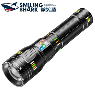 Smiling Shark Flashlight, Ultra-Bright LED Flashlights with 8000