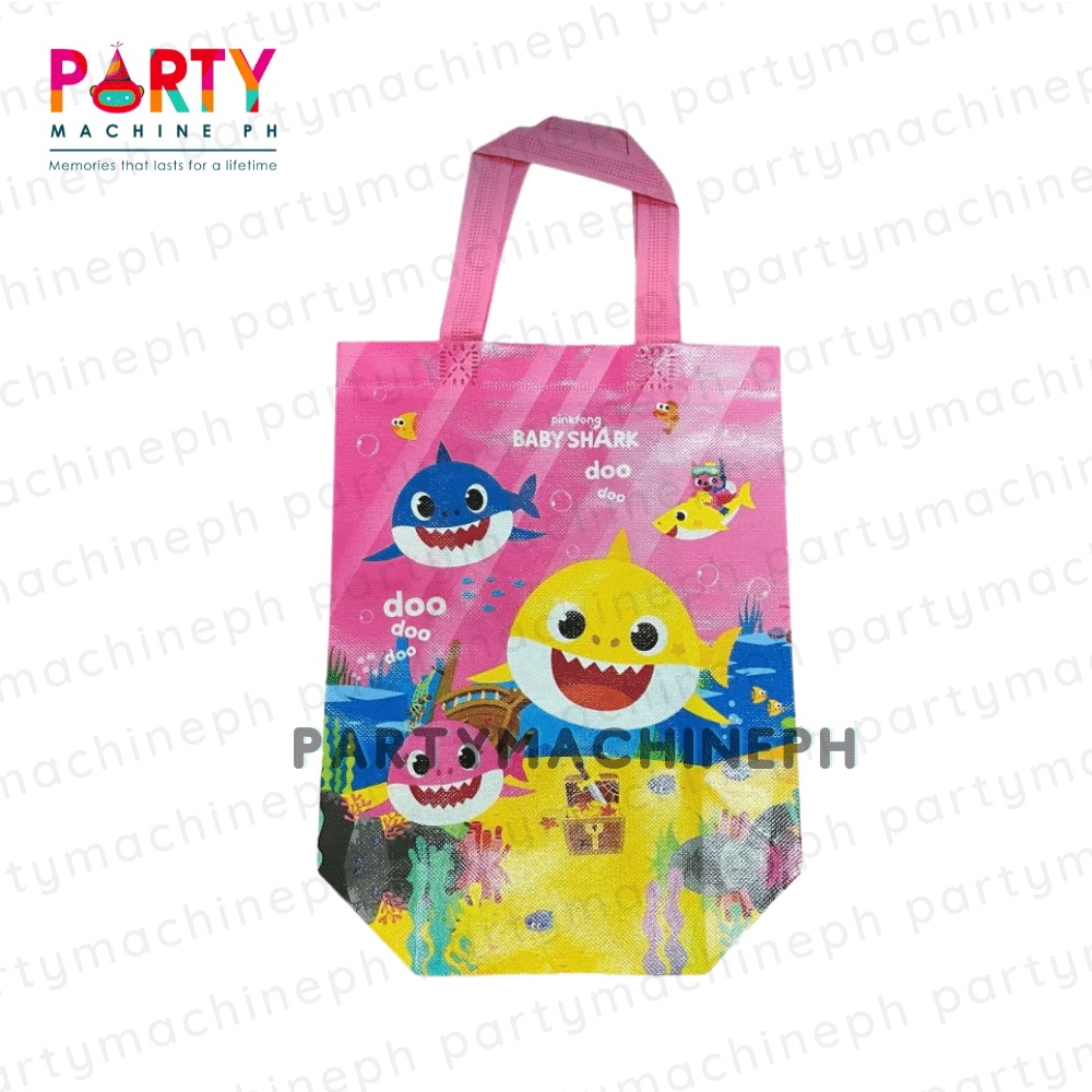 baby shark giveaways for birthday / baby shark paper bag / baby shark