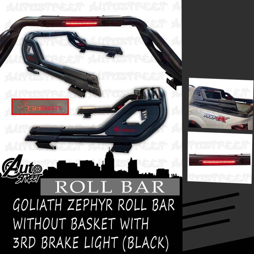 Ford Ranger (XLT/XLS/RAPTOR) 2015-2022 GOLIATH ZEPHYR Roll Bar without ...