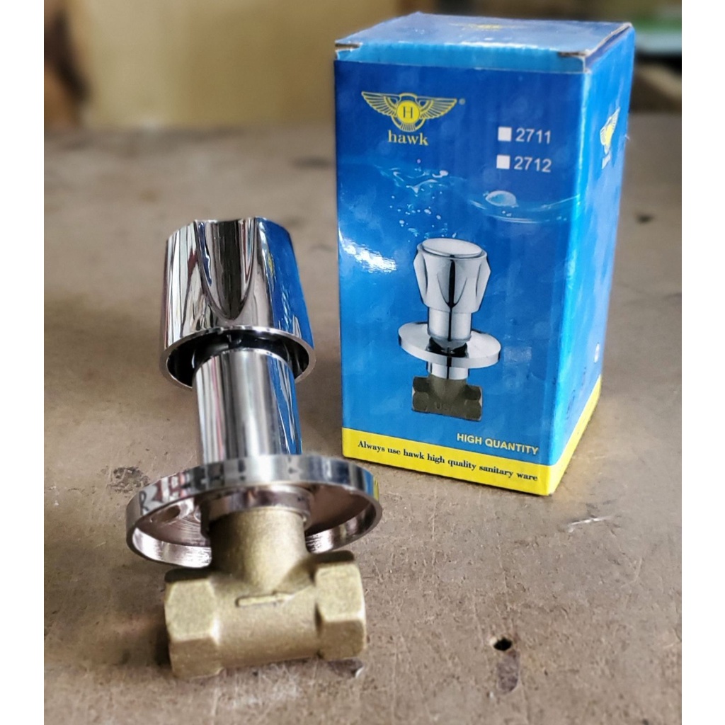 HAWK SHOWER VALVE SET with TEFLON - 1/2 INCH DIAMETER FIXTURE - PER SET ...