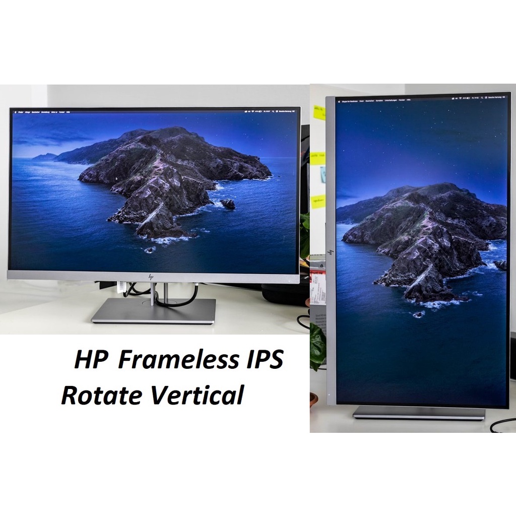 SALE!!! HP 24 inch Frameless IPS LED monitor, Rotate Vertical, HDMI