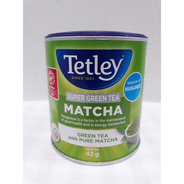 Tetley Herbal Tea Matcha (42g) Shopee Philippines