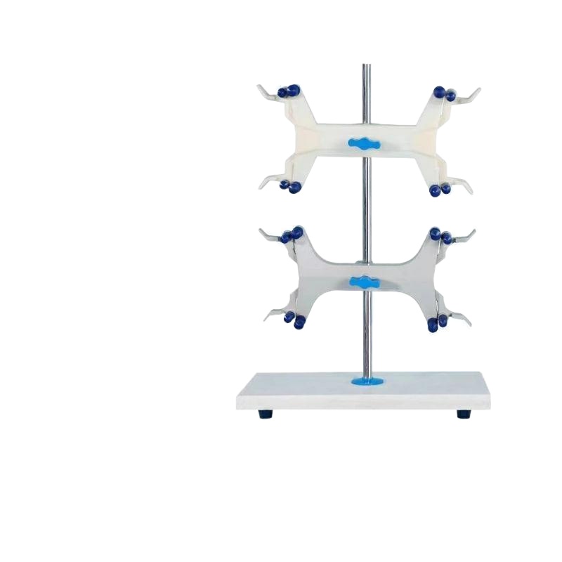 ﺴ Buret clamp butterfly aluminum titration laboratory bilateral unilateral plastic table