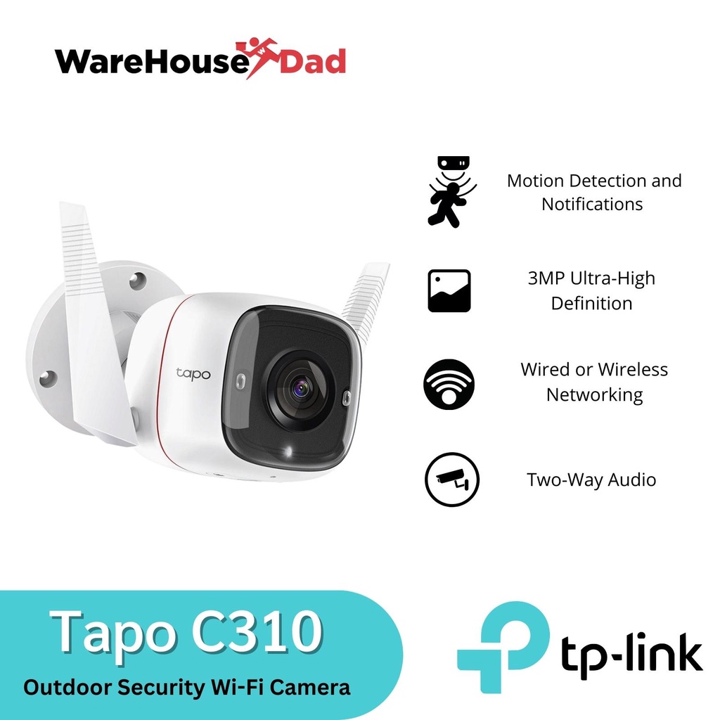 Tplink Tapo C310 Outdoor Wifi Security Camera | Shopee Philippines