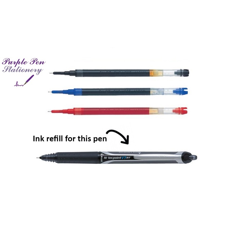 Pilot Hi-Tecpoint V7RT Retractable Rollerball Pen 0.7mm or Refill Sold ...