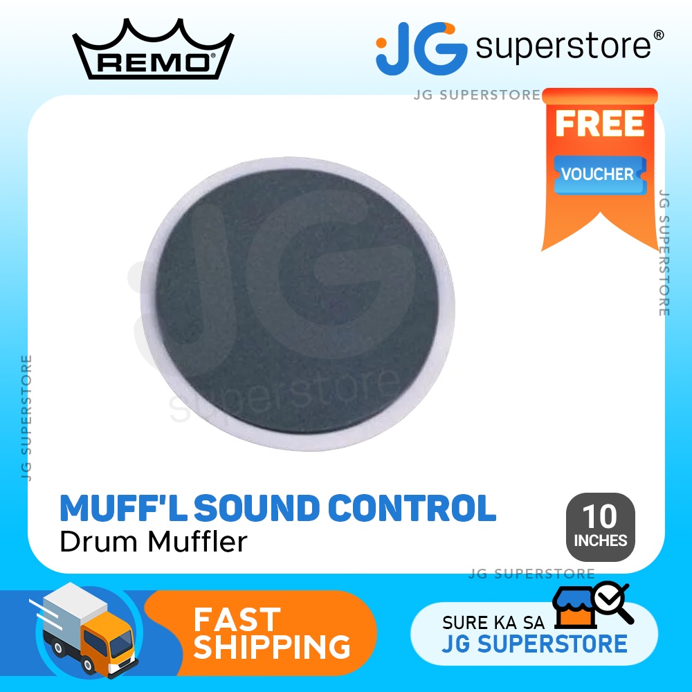 Remo Muff'l Sound Control Drum Head Muffler for Tom, Snare, & Bass