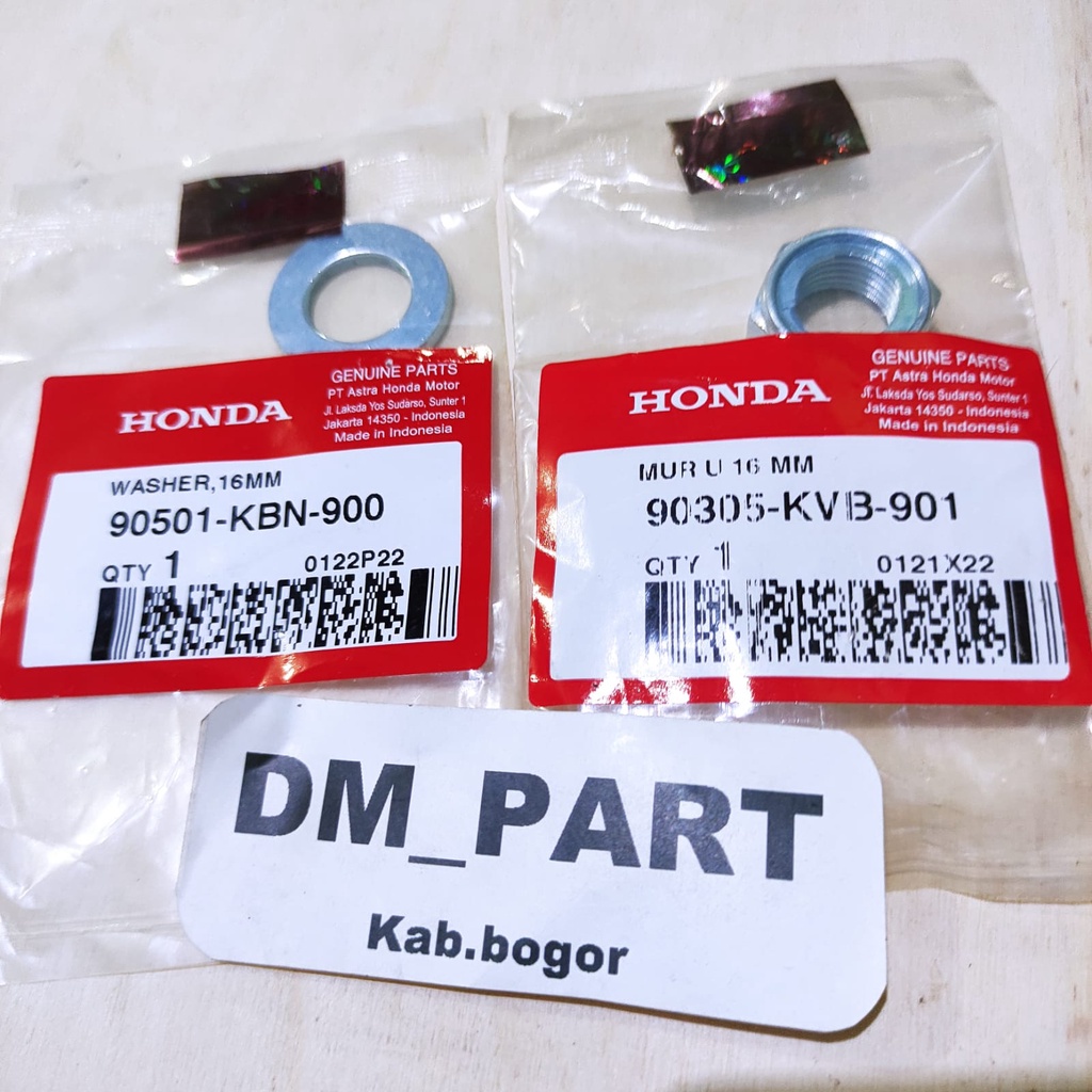 Ring WASHER 90501 KBN 900 MUR NUR REAR WHEEL BOLT MATIC MATIK BEAT ...
