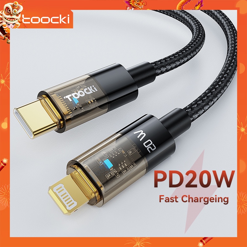 Toocki cord 20W super fast charge 3A type cip charger power cord type