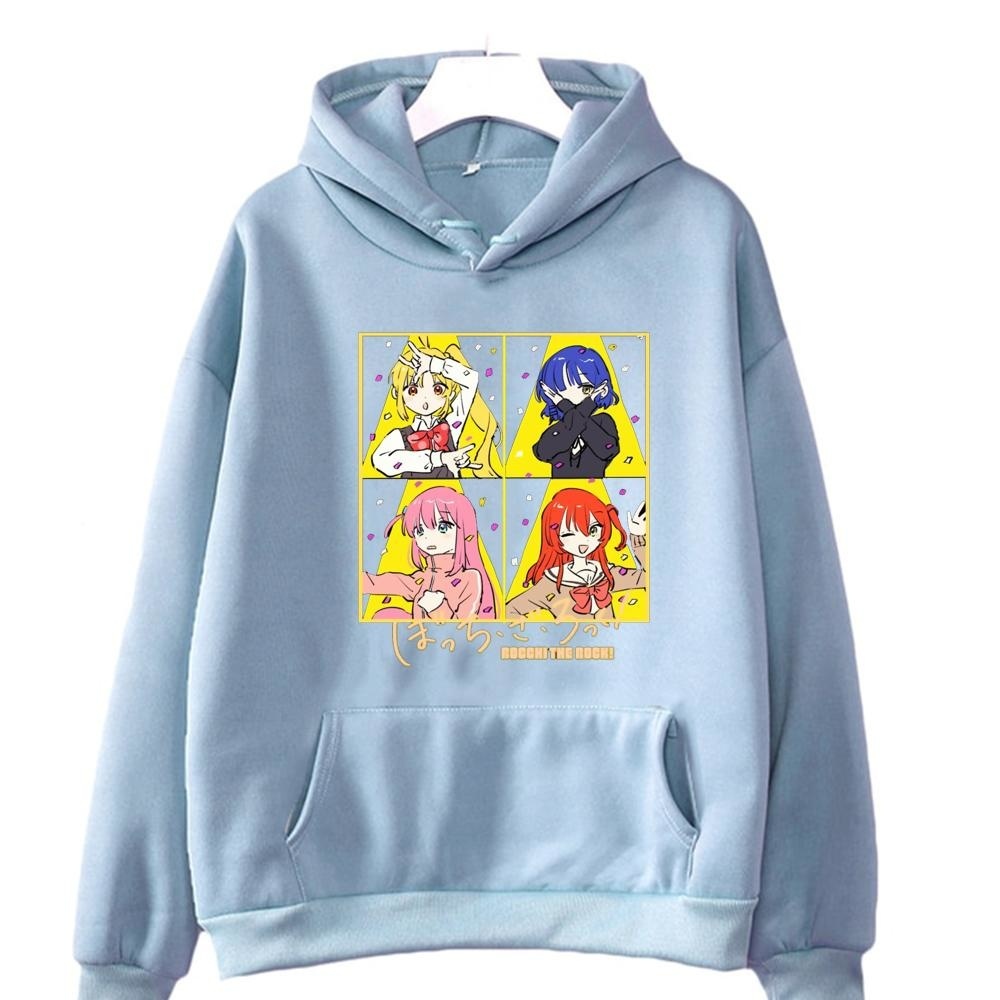 Bocchi the Rock Manga Ryo hoodies women anime Korean style 90s sweat ...