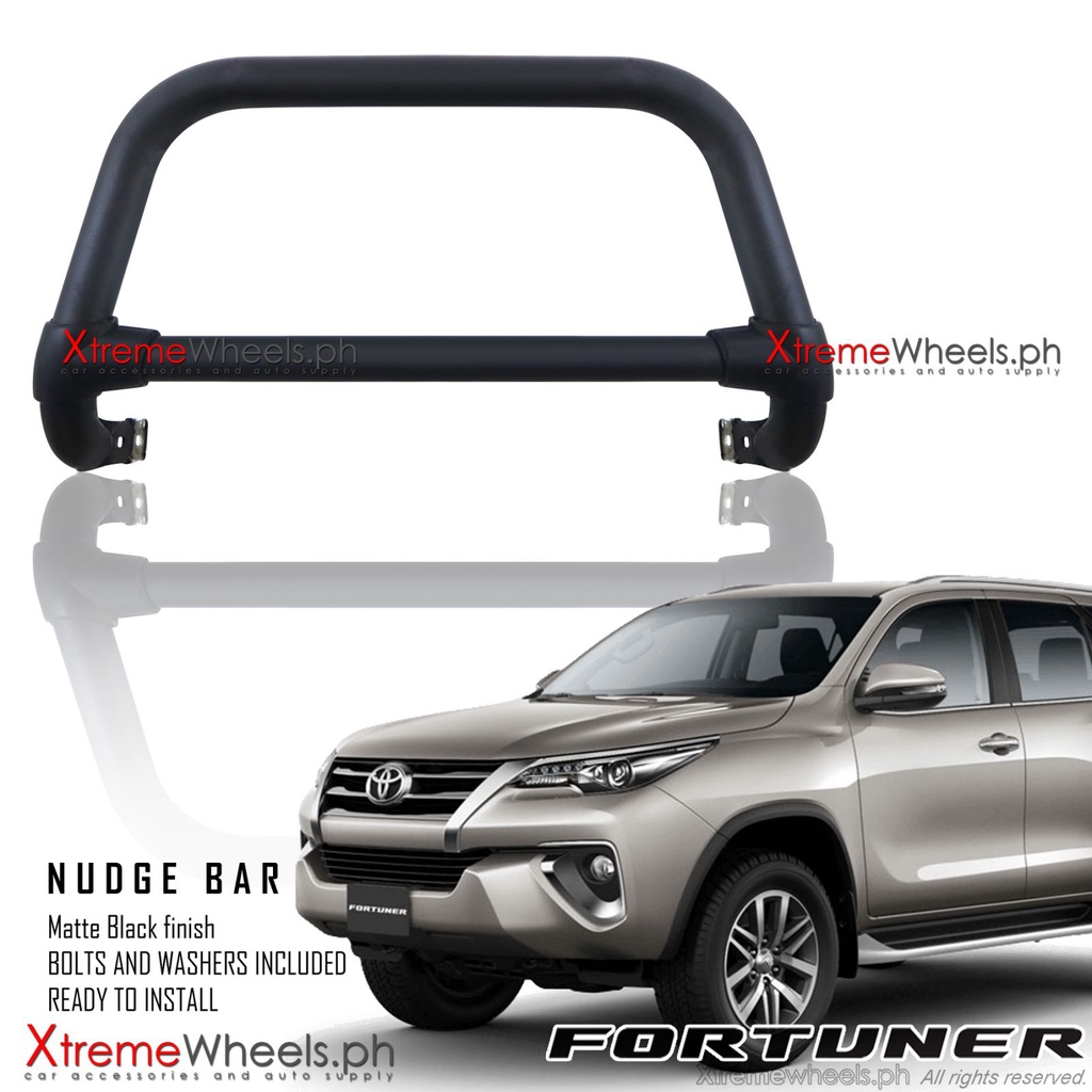 Toyota Fortuner 2016-2026 Front nudge bar / bull bar / front bumper ...