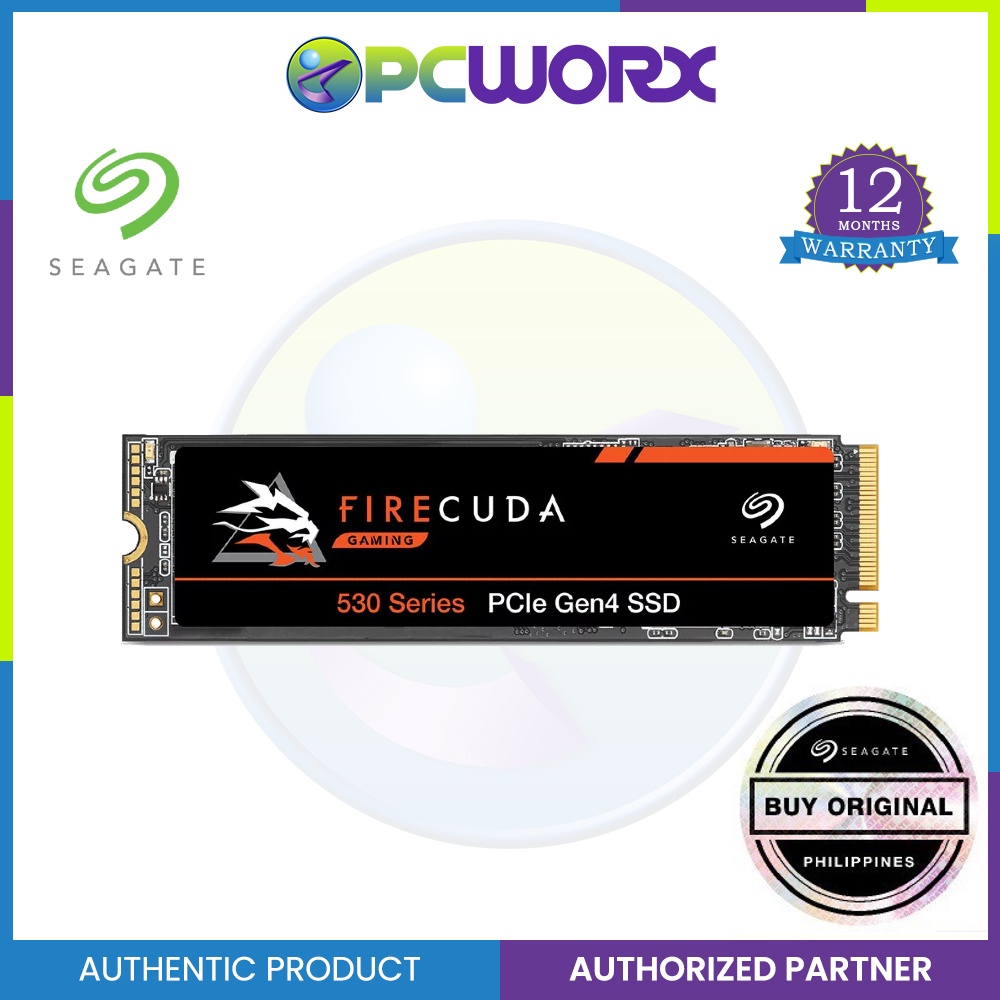 Seagate 1TB Firecuda 530 PCIE NVME M.2 2280 GEN4 Solid State Drive