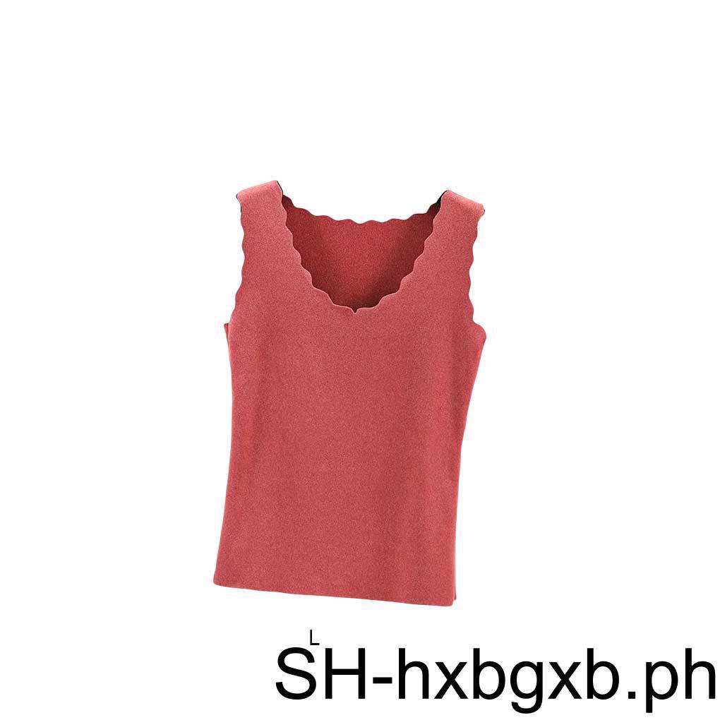 Women Thermal Underwear Vest Seamless Winter Home School Outdoor Basic